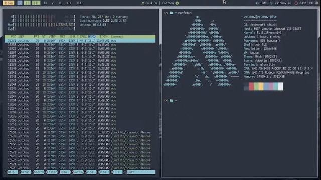 Test Stream (Arch Linux + bspWM + OBS) смотреть онлайн
