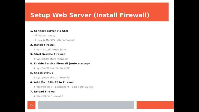 03. តម្លើងជញ្ជាំងភ្លើង - Install Firewall (CentOS 7) - Speak Khmer смотреть онлайн