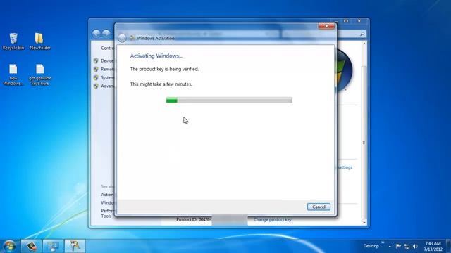 Activation Genuine Windows 7 Licence Key смотреть онлайн