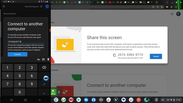 How To Mirror Chromebook Display To Mobile Using Chrome Remote Desktop смотреть онлайн