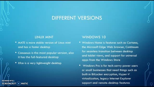 Windows vs Linux Mint смотреть онлайн