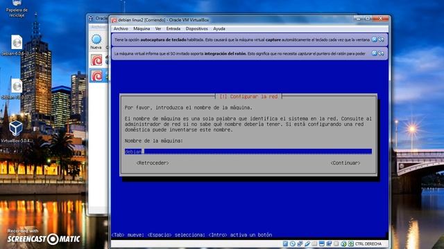 Instalación VirtualBox y linux Debian смотреть онлайн