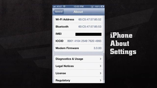iPhone iOS 6 Settings About Settings guide смотреть онлайн