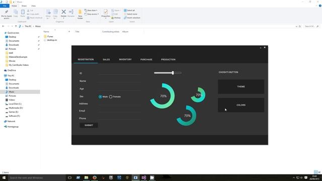 c# WinForm Material Design смотреть онлайн