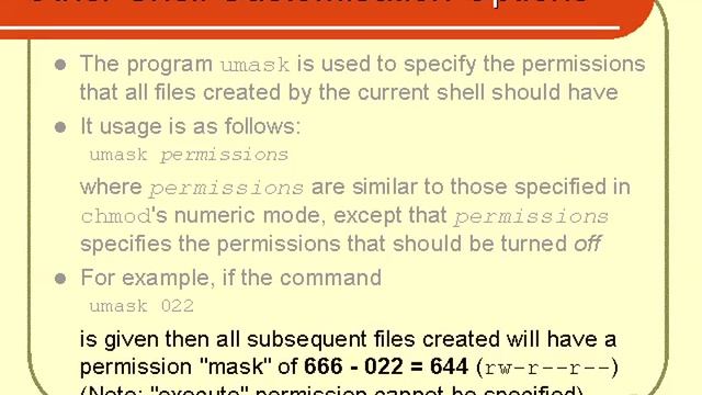 VTC Player Unix Shell Fundamentals, Shell Customisation Options Pt 1 смотреть онлайн