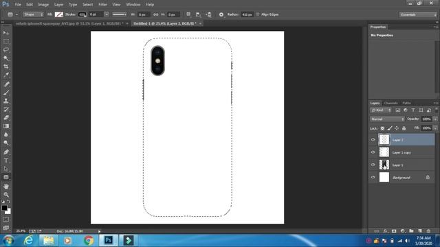 How to Make Mobile Back Cover Mockup in Photoshop смотреть онлайн