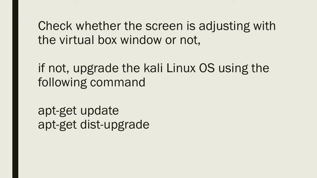 Kali Linux adjust screen size смотреть онлайн