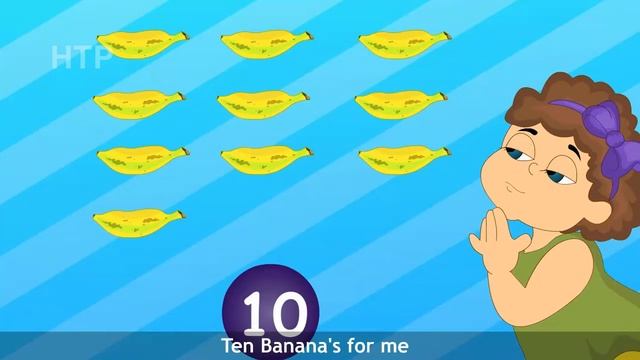 The Bananas Song | Counting Bananas | Super Simple Songs|Best Nursery Rhymes| смотреть онлайн