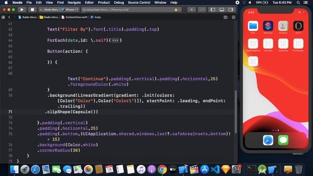 Radio Buttons Using SwiftUI - Action Sheet With Radio Buttons Using SwiftUI - SwiftUI Tutorial смотреть онлайн