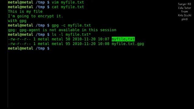 Enskripsi file dengan gpg-bash-linux commond via termux смотреть онлайн