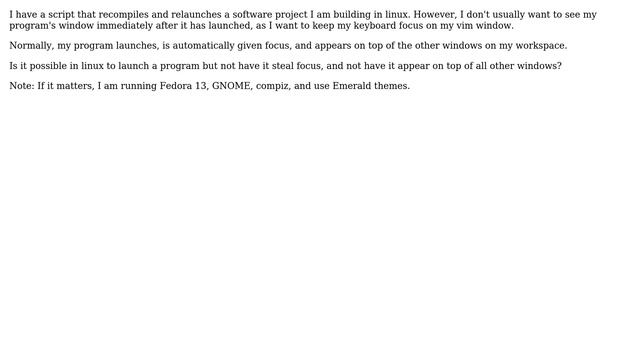 Unix & Linux: Can you tell a window to spawn behind others? (2 Solutions!!) смотреть онлайн