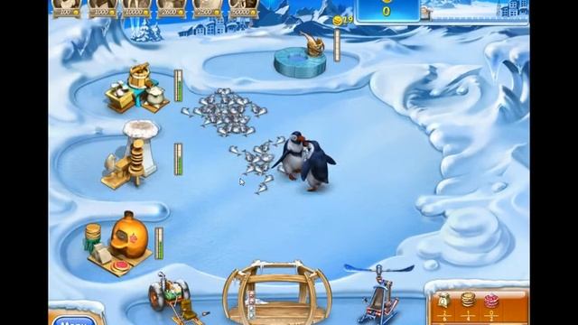 Farm Frenzy 3: Ice Age - Level 4 - Best Time смотреть онлайн
