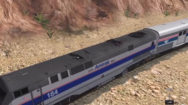 Trainz simulator 3 AMTRAK P42DC Heritage 184 смотреть онлайн