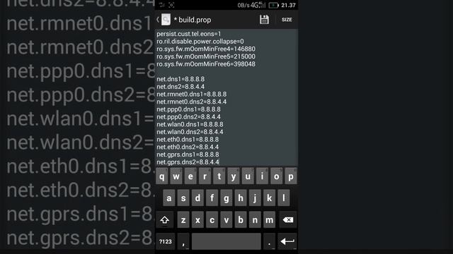 wajib tonton... Internet super kencang dengan edit build.prop android смотреть онлайн