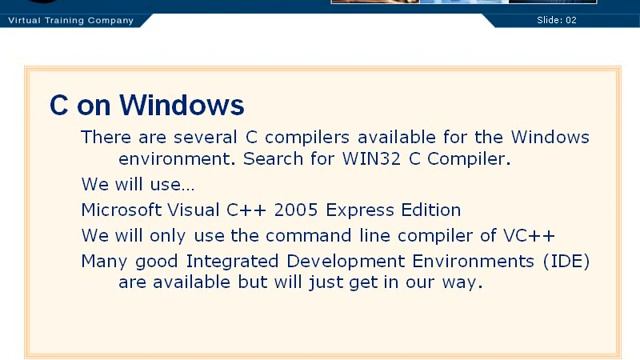 01 03 C on Windows Platform. смотреть онлайн