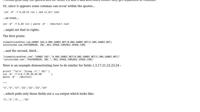 Unix & Linux: CSV - Only keep certain entries (4 Solutions!!) смотреть онлайн