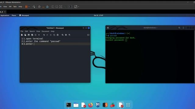 Changing kali linux password is this easy:) смотреть онлайн