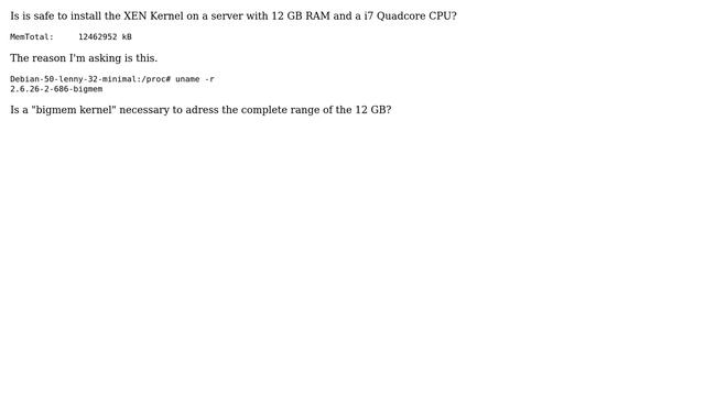 XEN Debian Lenny смотреть онлайн