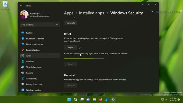 Solved: Windows Security blank in Windows 11 смотреть онлайн