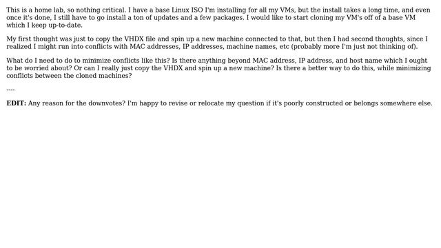 DevOps & SysAdmins: How do I safely clone a Linux VM in Hyper-V? смотреть онлайн