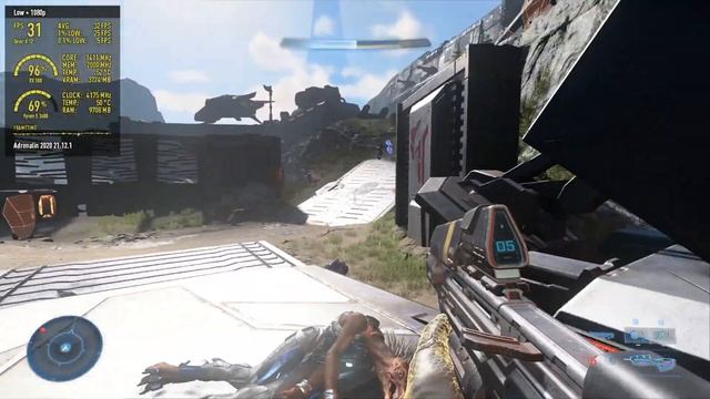Halo Infinite - RX 580 | Campaign | Performance test смотреть онлайн
