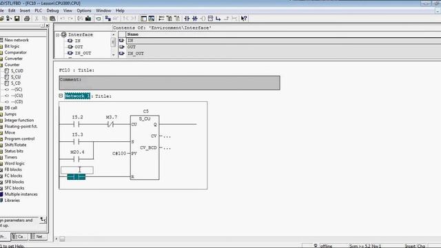 Счетчики в Step7 S7 Counter смотреть онлайн