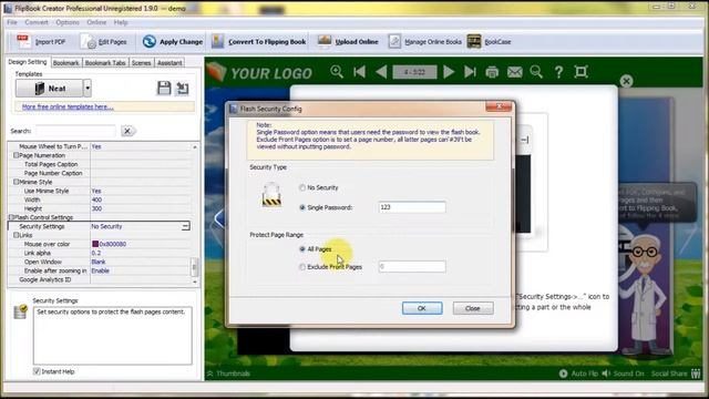 Keep page flip book safe with FlipBook Creator Professional смотреть онлайн