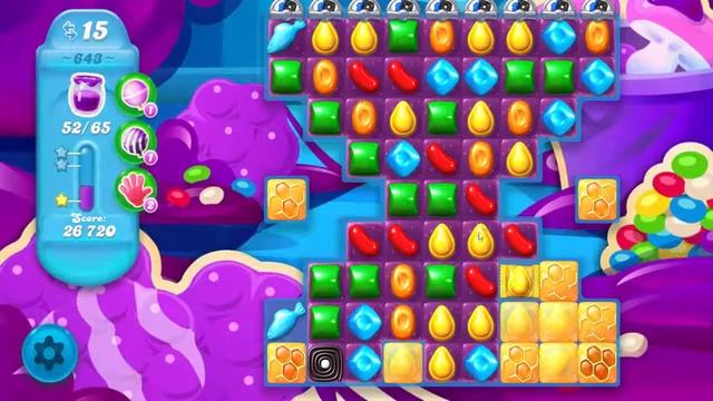 Candy Crush Soda Saga Level 643 | 1-Star ⭐ смотреть онлайн