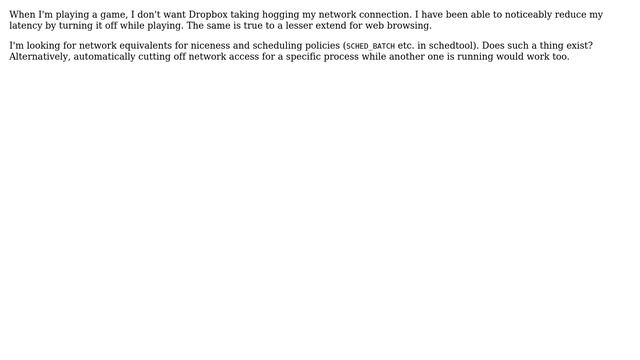 Unix & Linux: Ways to give a process "idle" network priority смотреть онлайн