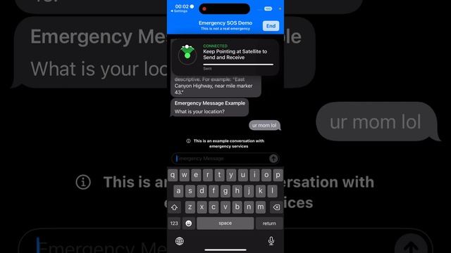 Emergency SOS Demo - iPhone 15 Pro, iOS 17.2 Developer Beta 3 смотреть онлайн