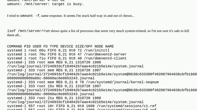 How to fix a corrupt server (after upgrade) with chroot in rescue-mode over ssh смотреть онлайн