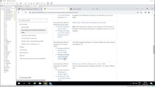 Installation de l'ADK et WinPE смотреть онлайн