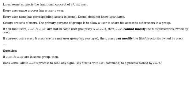 Unix & Linux: Can user1's process kill user2's process? смотреть онлайн