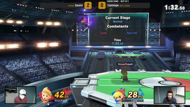 Throwdown Thursday 165 - Losers Finals - Daveid (Lucas) vs AOC | Cantolope (Toon Link) смотреть онлайн