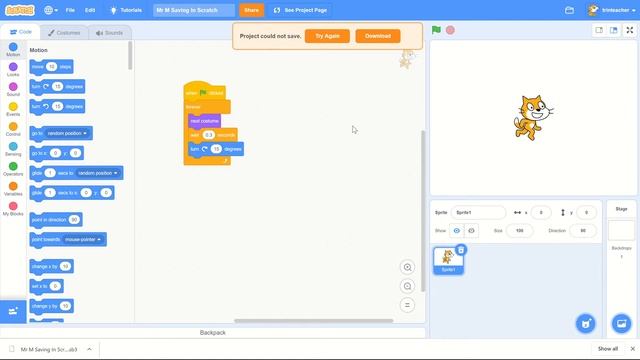 Scratch Downloading and Uploading смотреть онлайн