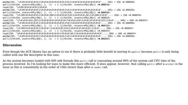 DevOps & SysAdmins: Linux poll() with 1 fd slow after a write, fast after a read (2 Solutions!!) смотреть онлайн