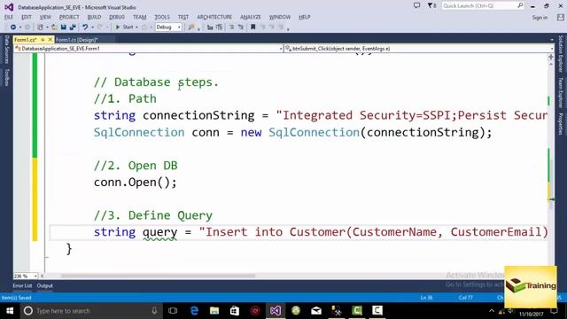 Asp.net windows Application -DAL- DATA ACCESS LAYER part 2 смотреть онлайн