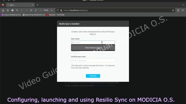 Configuring, launching and using Resilio Sync on MODICIA O.S смотреть онлайн