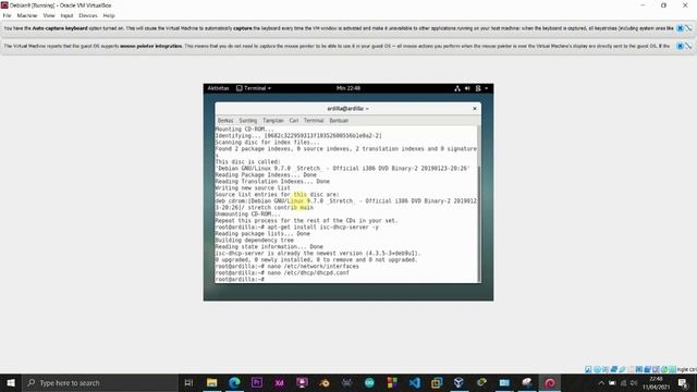 KONFIGURASI DHCP SERVER || DEBIAN 9 смотреть онлайн