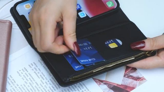 Đối với iPhone 15 Pro Max 9 khe cắm thẻ Zipper Wallet Leather Flip Phone Case (Màu xanh lá cây) смотреть онлайн