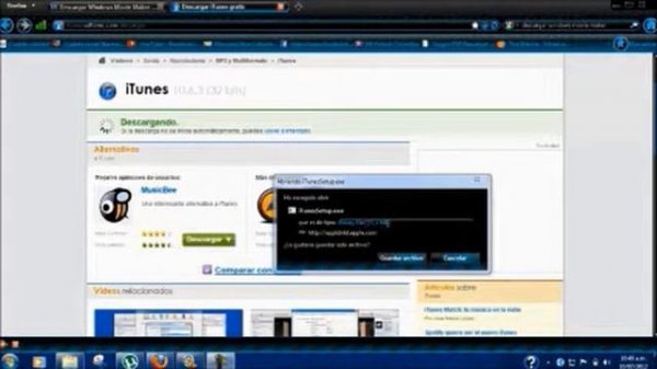 Como descargar itunes windows7 32bits (Loquendo)