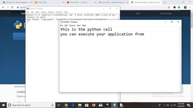 Python Hello World Simple Program Execution For Beginner смотреть онлайн