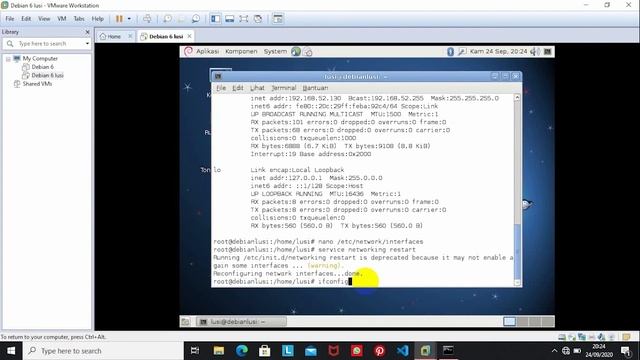 Instalasi Debian Versi 6 [ Konfigurasi Telnet, Konfigurasi FTP ] смотреть онлайн