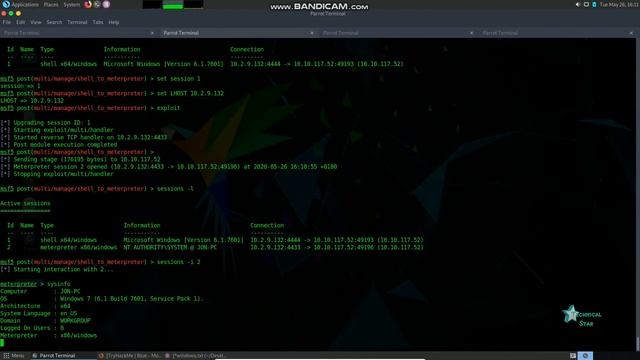 Exploit Windows machine MS 17-010 vulnerability complete tutorial || Parrot os tutorials eternalblu смотреть онлайн