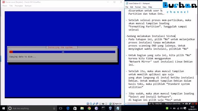 Tutorial Instalasi Debian 8 By: Burhan A смотреть онлайн