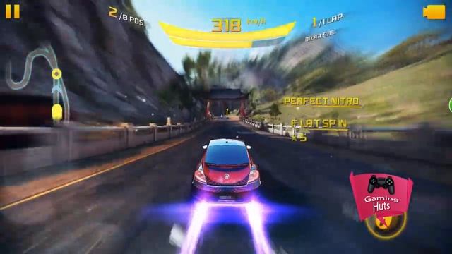 Asphalt 8 Wall Ascent Cup - Volkswagen Beetle Turbo, Windows Gameplay 593 смотреть онлайн