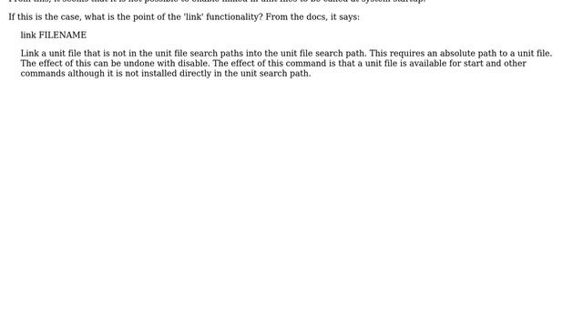 Enabling 'linked' unit files in Systemd (2 Solutions!!) смотреть онлайн