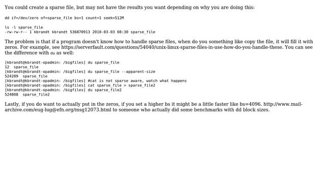 Fast linux file creation (3 Solutions!!) смотреть онлайн