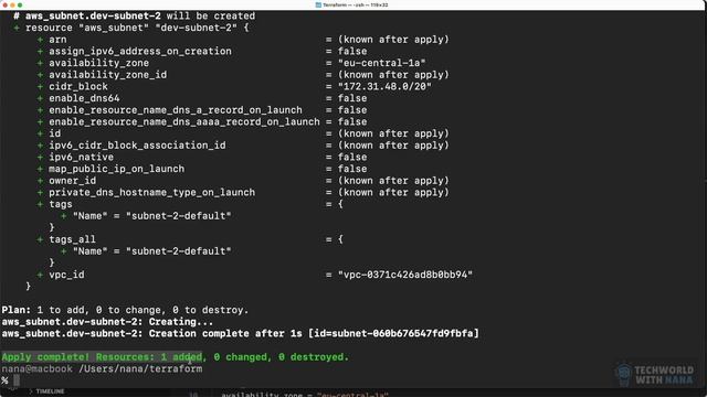 162. 6 - Terraform commands - 544K смотреть онлайн