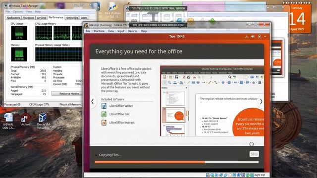Tutorial instalasi ubuntu dekstop 64 bit dengan virtual Box смотреть онлайн